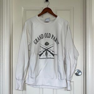 Vintage Lee “Grand Old Party – American Sportsman” crewneck (Made in USA)